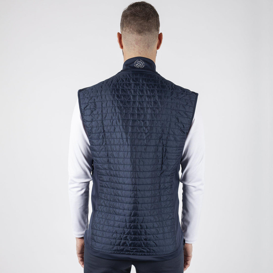 Louie is a Windproof and water repellent vest for Men in the color Navy(2)