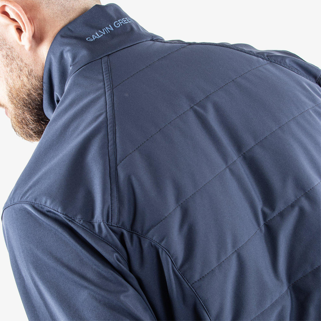 Leonard is a Windproof and water repellent jacket for  in the color Navy(8)
