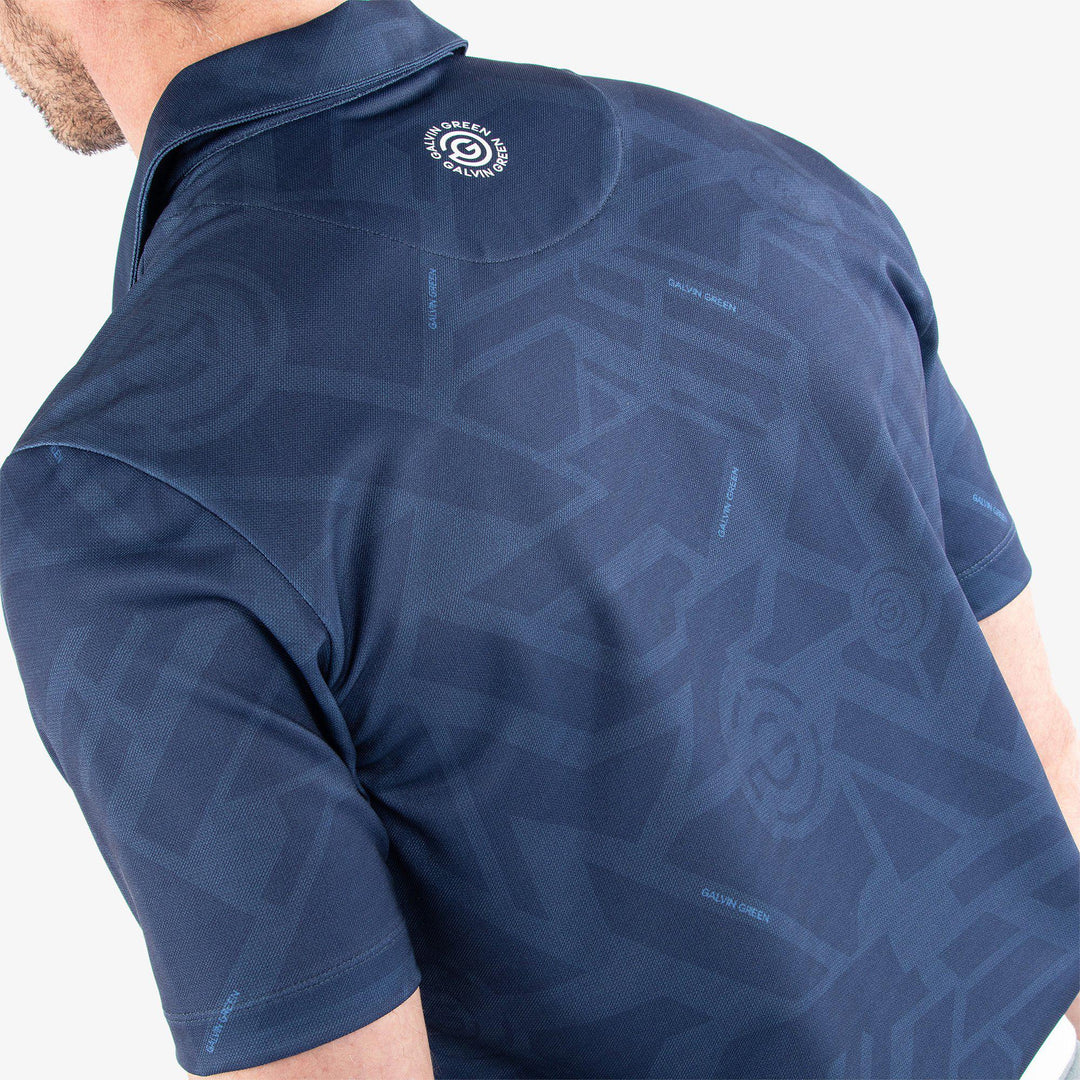 Maze is a Breathable short sleeve shirt for  in the color Navy(5)