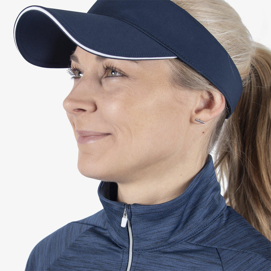 Dina is a Insulating golf mid layer for Women in the color Navy(2)
