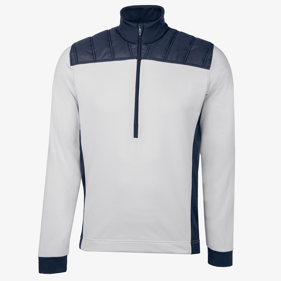 Durante is a Insulating golf mid layer for Men in the color Cool Grey/Navy(0)