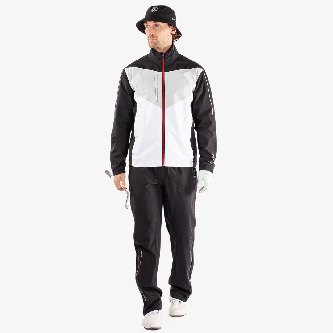 Armstrong is a Waterproof jacket for Men in the color Black/White/Red(2)