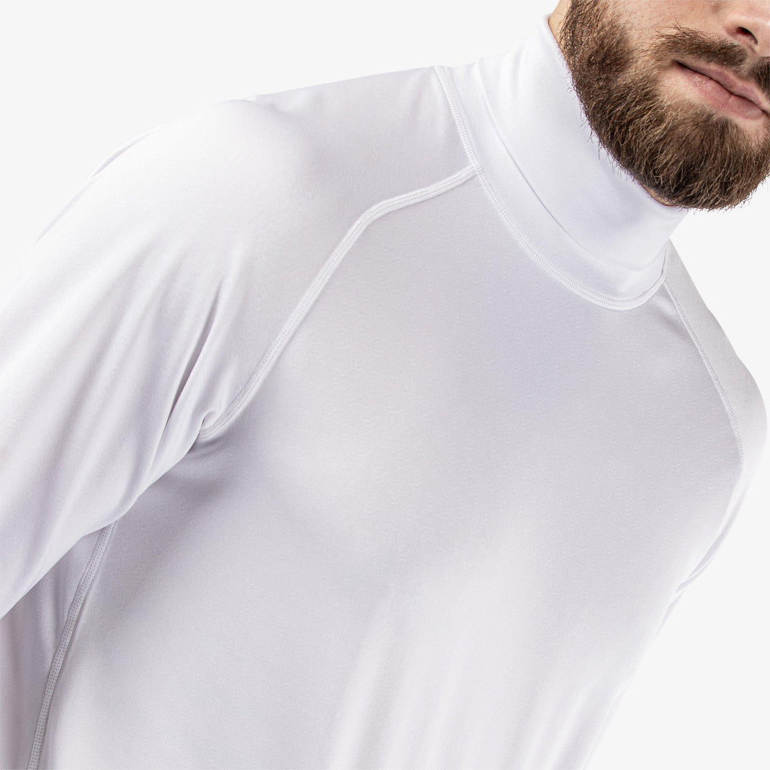 Edwin is a Thermal base layer golf top for Men in the color White(4)