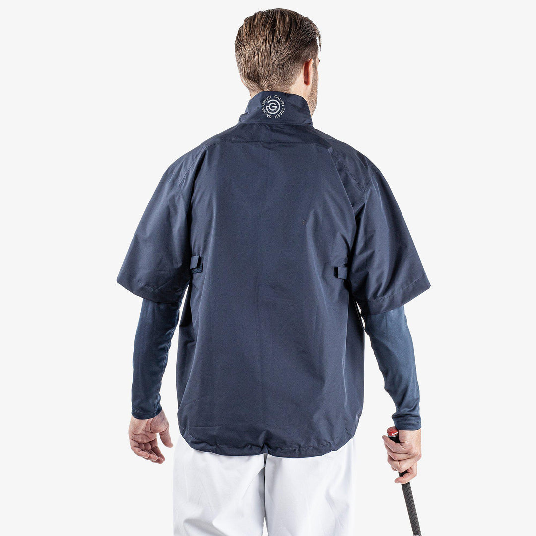Axl is a Waterproof short sleeve jacket for Men in the color Blue/Navy/White(4)