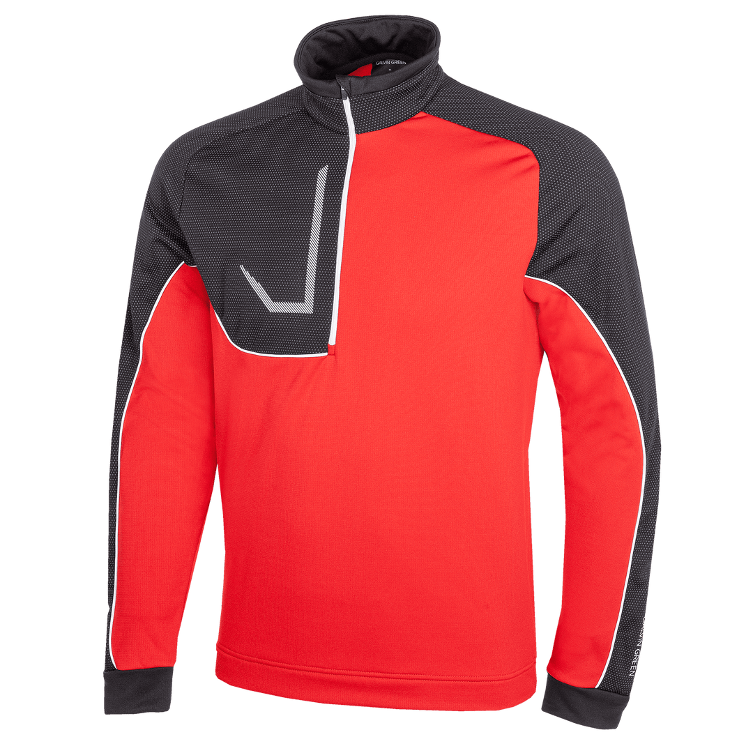 Daxton is a Insulating golf mid layer for Men in the color Red(0)