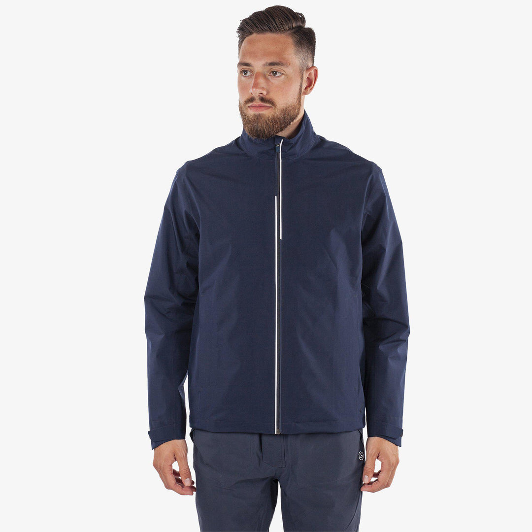 Arvin is a Waterproof jacket for Men in the color Navy/White(1)