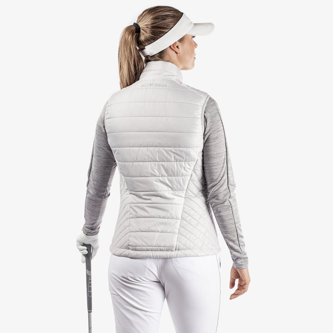 Lene is a Windproof and water repellent golf vest for Women in the color Cool Grey(6)