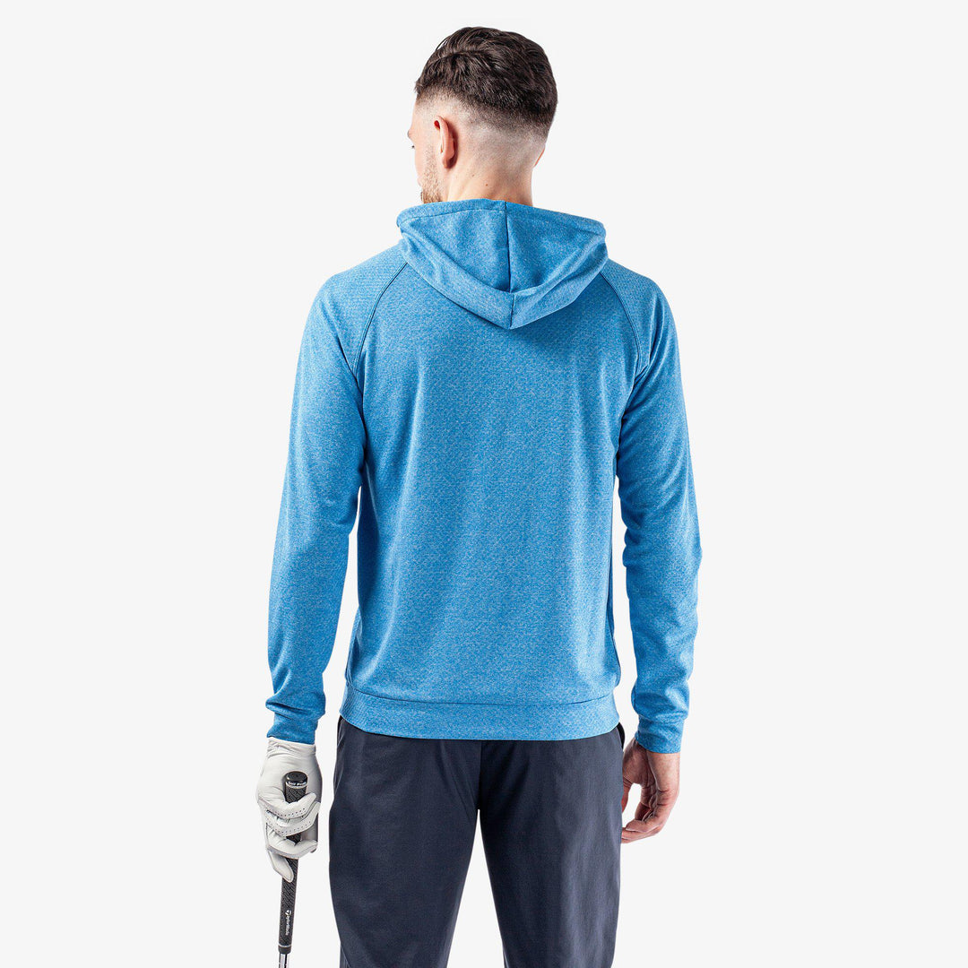 Desmond is a Insulating golf sweatshirt for Men in the color Blue Melange (6)