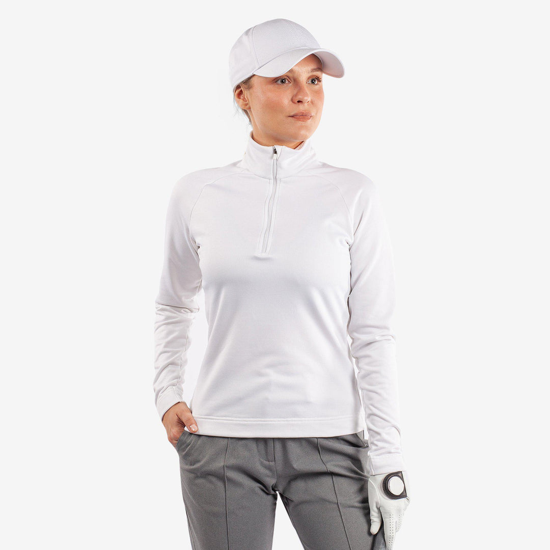 Dolly is a Insulating golf mid layer for Women in the color White(1)