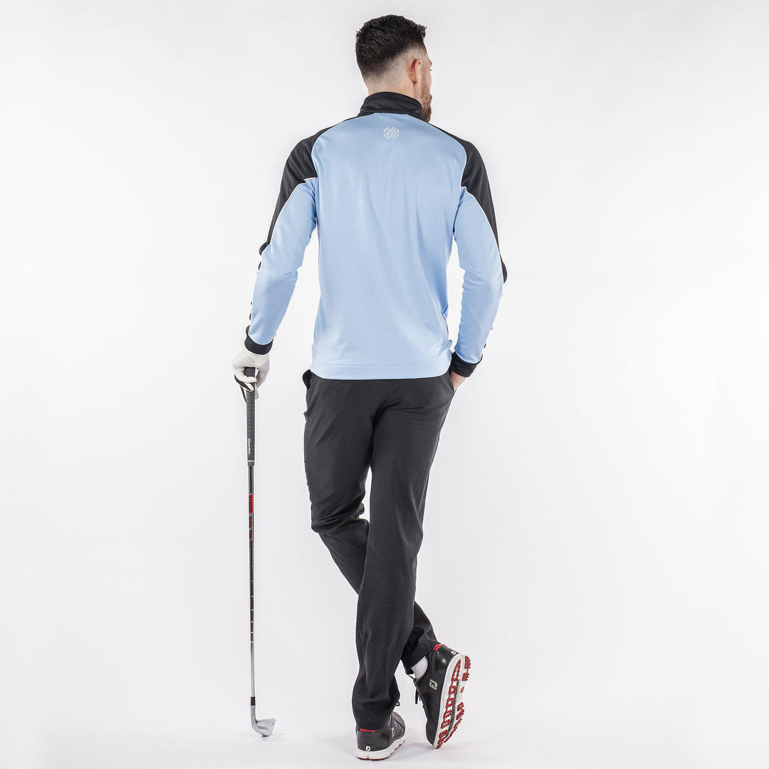 Daxton is a Insulating golf mid layer for Men in the color Amazing Blue(8)