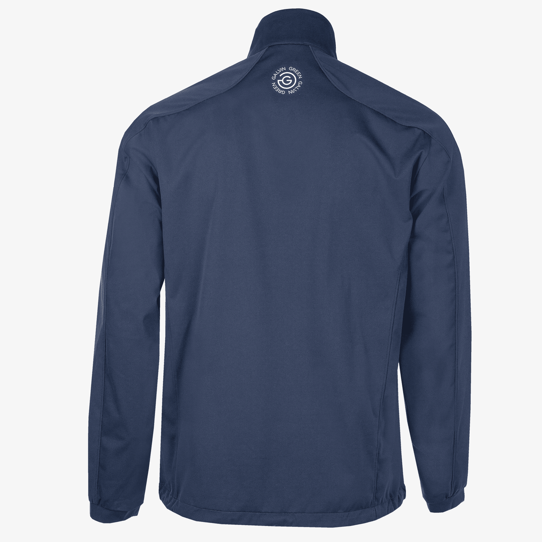 Lawrence is a Windproof and water repellent jacket for  in the color Navy/White(9)