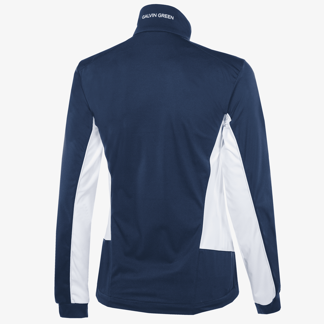 Larissa is a Windproof and water repellent golf jacket for Women in the color Navy/White(11)