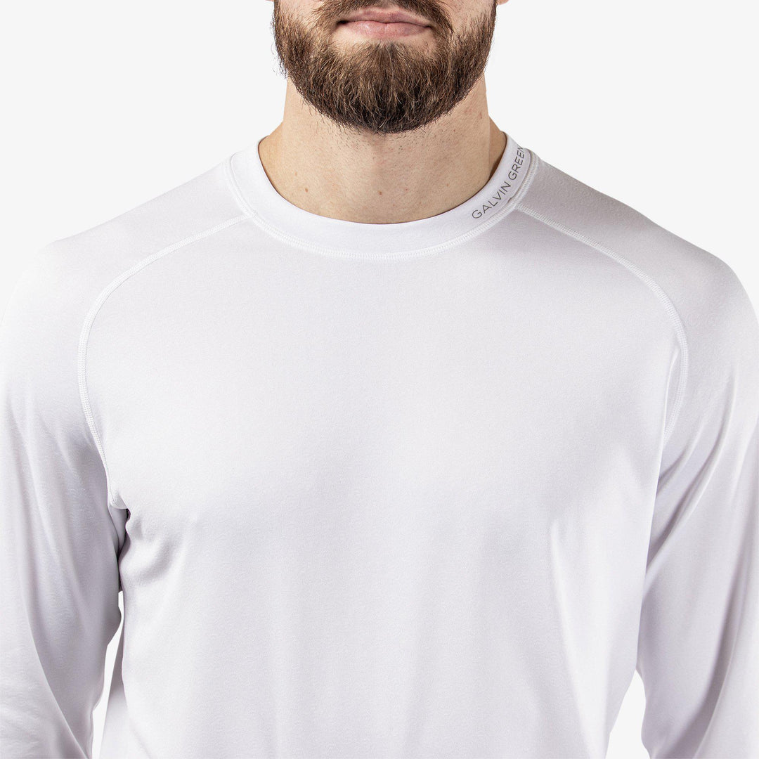 Elmo is a Thermal base layer golf top for Men in the color White(4)