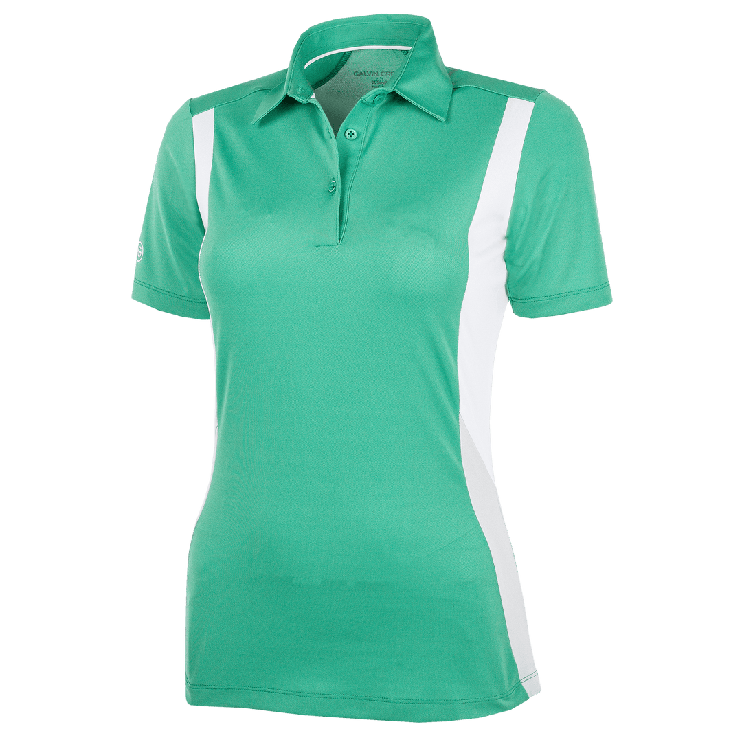Melanie is a Breathable short sleeve shirt for Women in the color Green base(0)