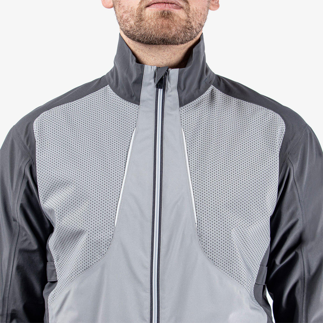 Albert is a Waterproof jacket for Men in the color Forged Iron/Sharkskin/Cool Grey(4)