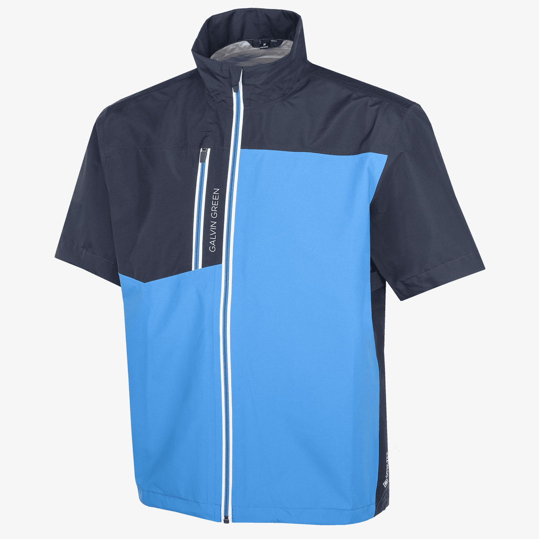 Axl is a Waterproof short sleeve jacket for Men in the color Blue/Navy/White(0)