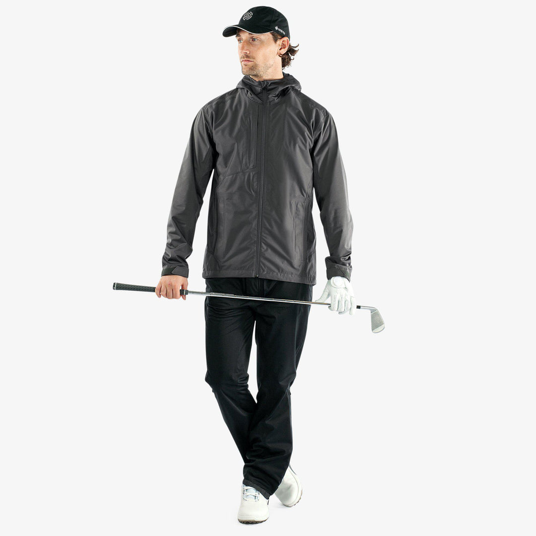 Amos is a Waterproof jacket for  in the color Forged Iron(2)