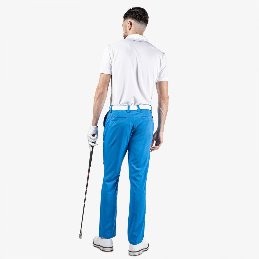 Nixon is a Breathable golf pants for Men in the color Blue(6)