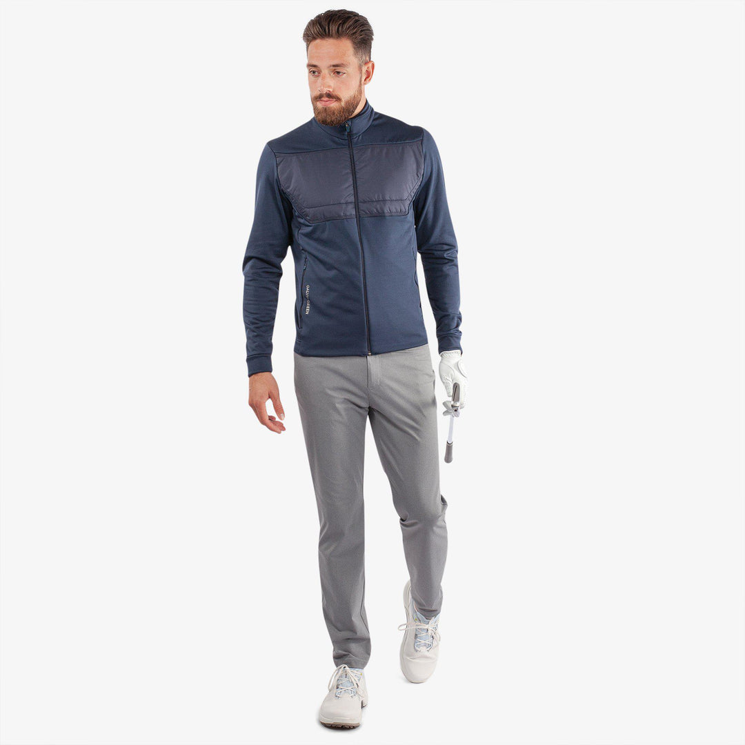 Dylan is a Insulating golf mid layer for Men in the color Navy(2)
