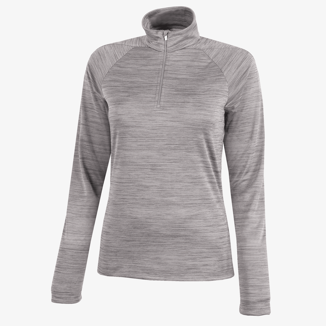 Dina is a Insulating golf mid layer for Women in the color Light Grey(0)