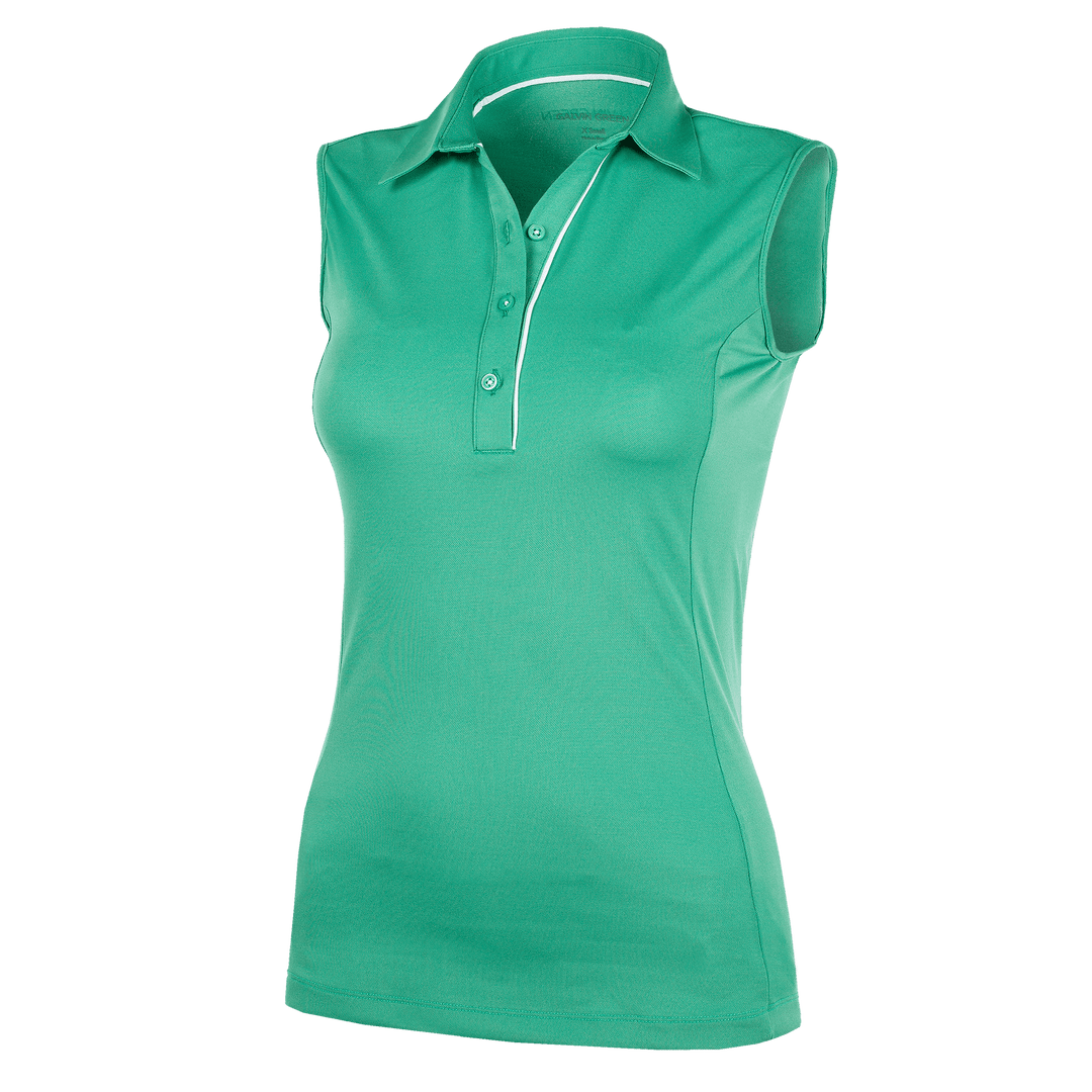 Meg is a Breathable short sleeve shirt for Women in the color Golf Green(0)