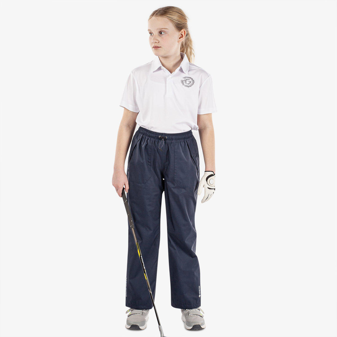 Ross is a Waterproof pants for Juniors in the color Navy(2)