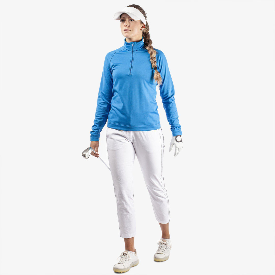 Dolly is a Insulating golf mid layer for Women in the color Blue(2)