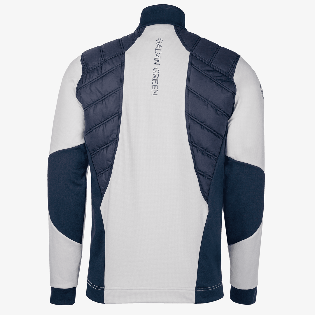 Durante is a Insulating golf mid layer for Men in the color Cool Grey/Navy(8)