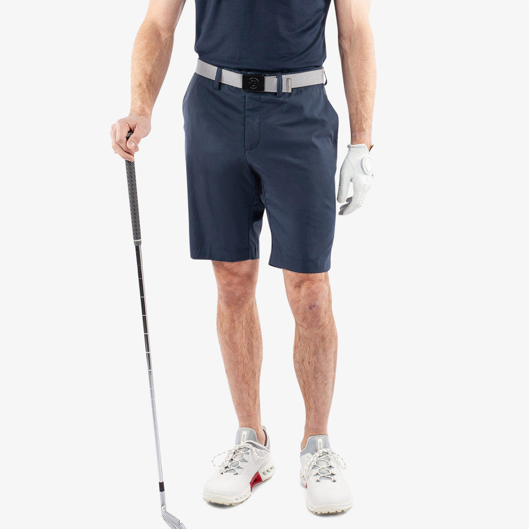 Percy is a Breathable golf shorts for Men in the color Navy(1)