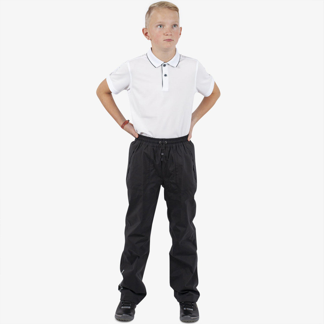 Ross is a Waterproof pants for Juniors in the color Black(2)