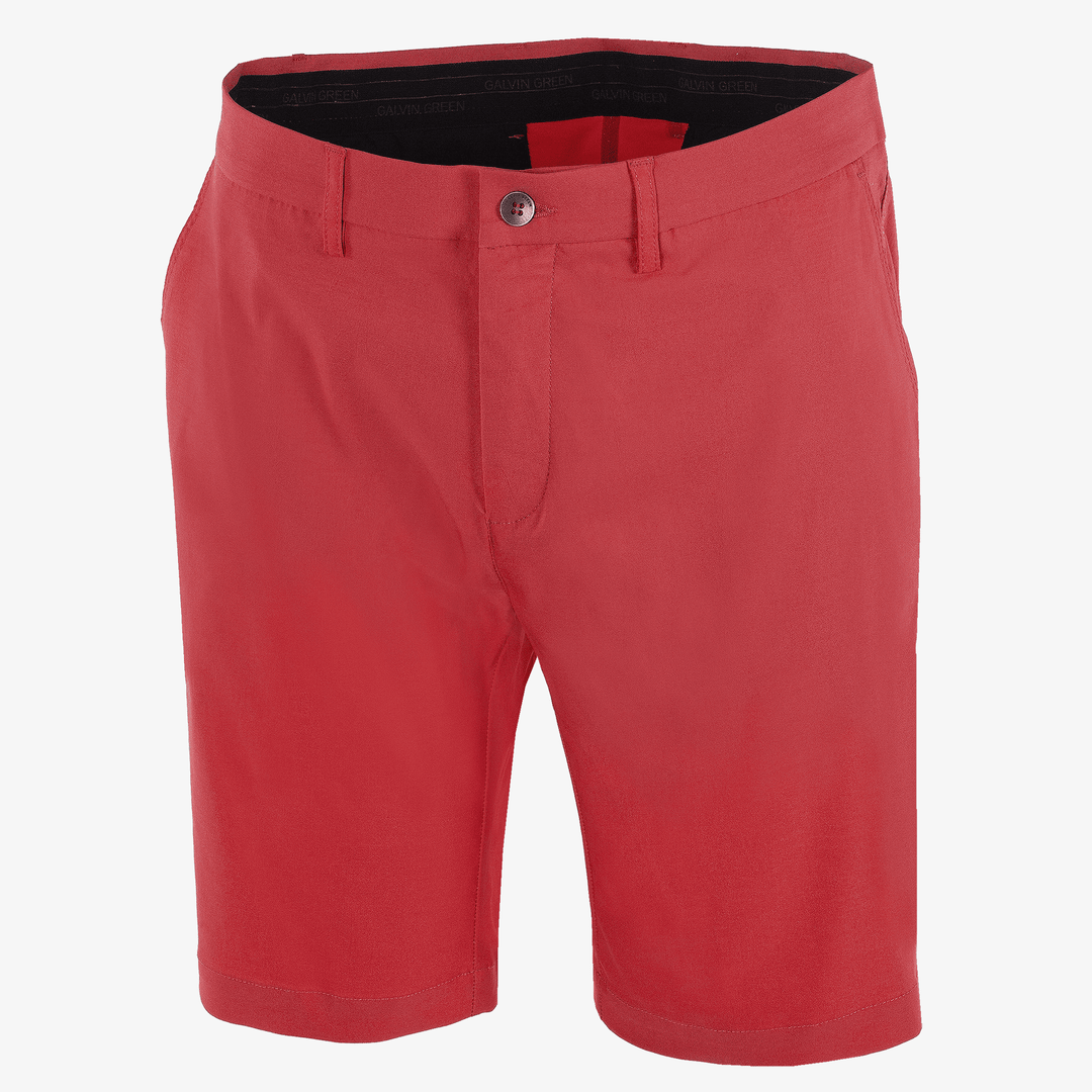 Paul is a Breathable golf shorts for Men in the color Red(0)