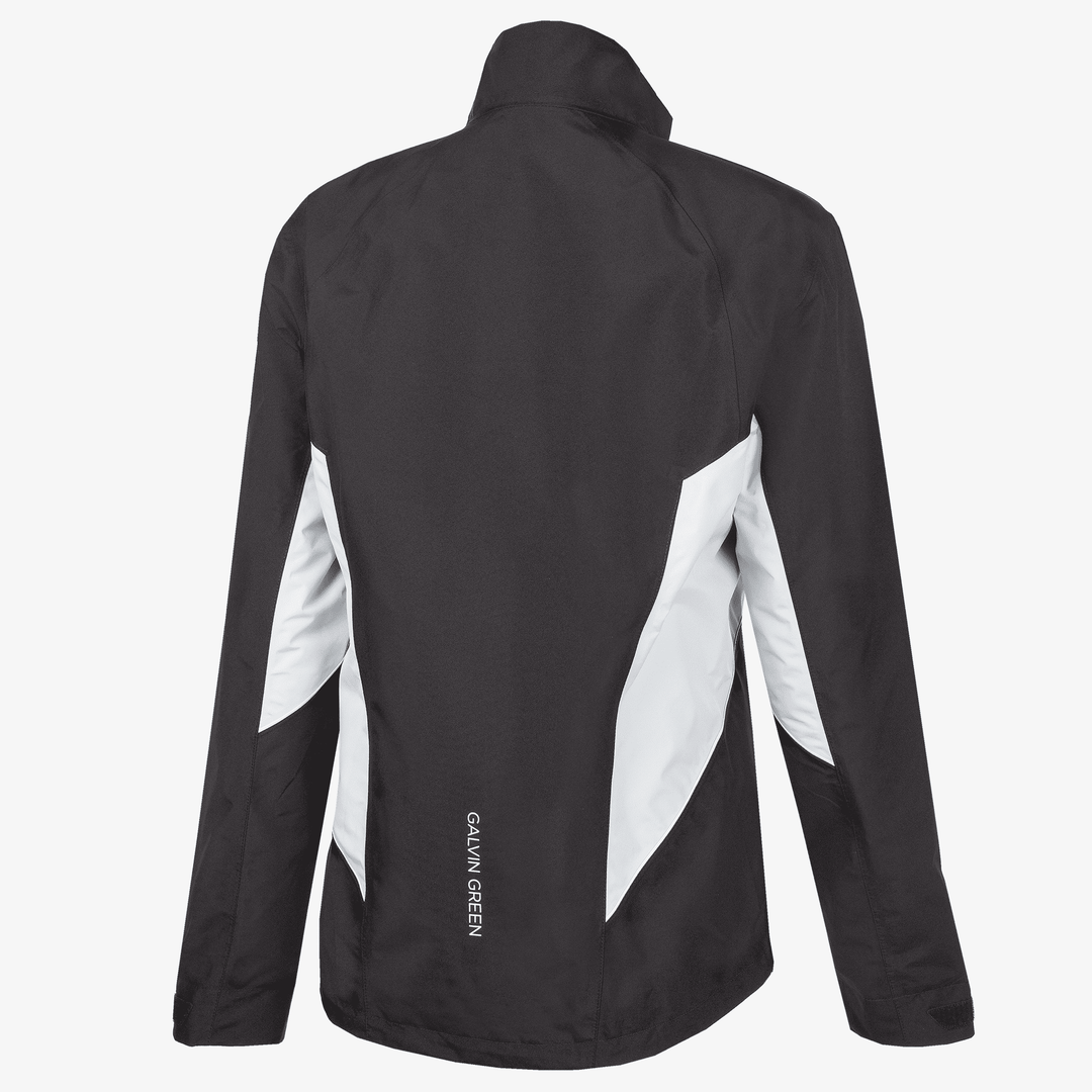 Aida is a Waterproof jacket for Women in the color Black/Cool Grey/White(10)