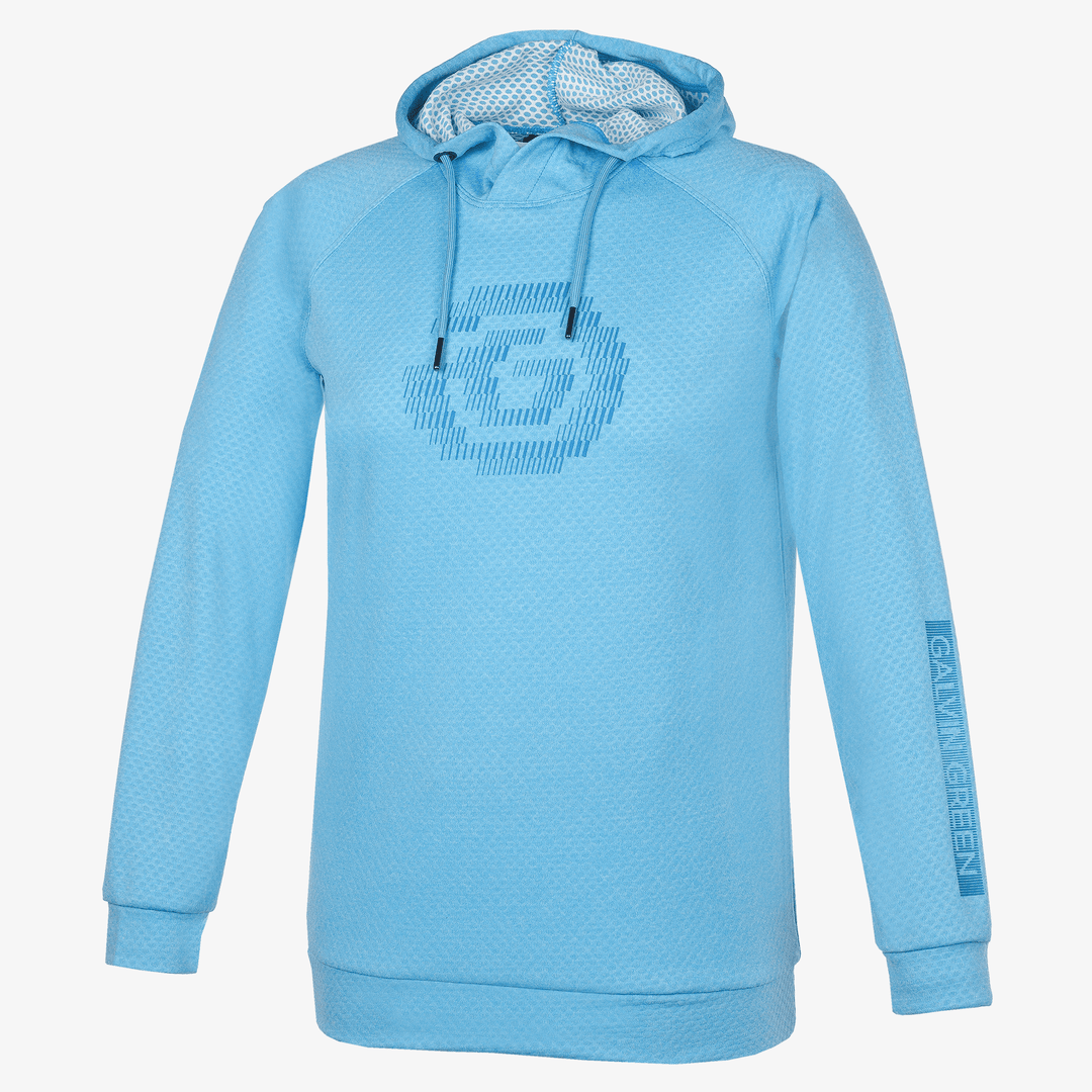 Ryker is a Insulating golf sweatshirt for Juniors in the color Alaskan Blue Melange(0)