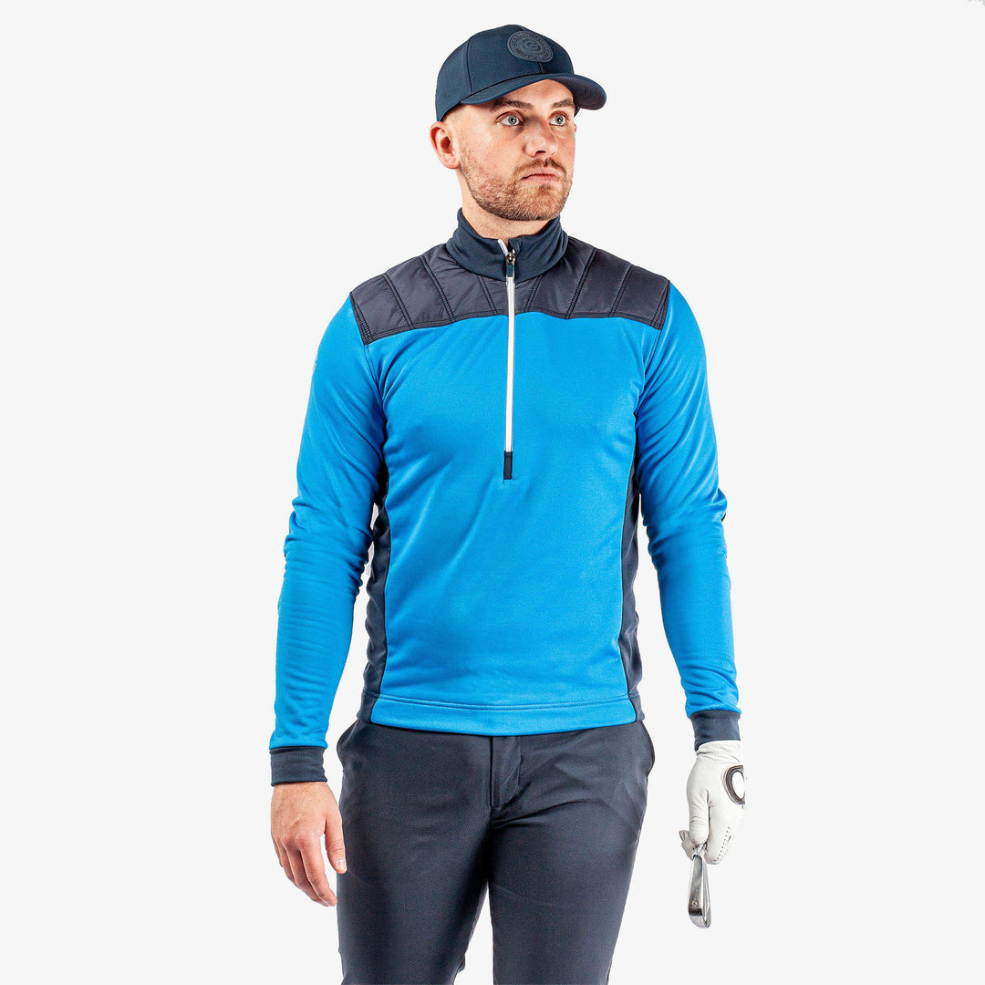 Durante is a Insulating golf mid layer for Men in the color Blue/Navy/White(1)