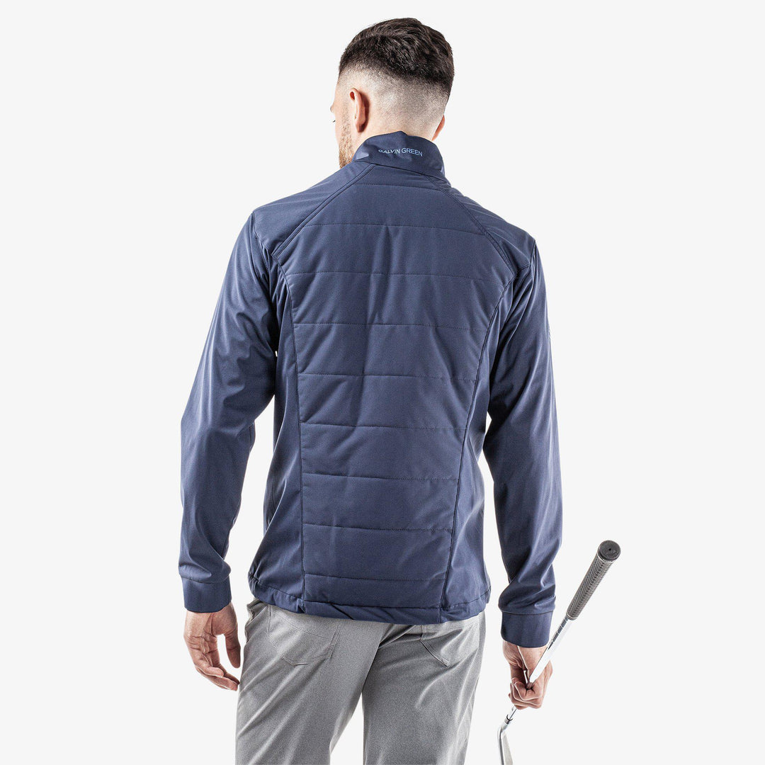 Leonard is a Windproof and water repellent jacket for  in the color Navy(7)