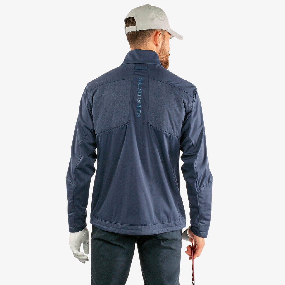 Layton is a Windproof and water repellent jacket for  in the color Navy(6)