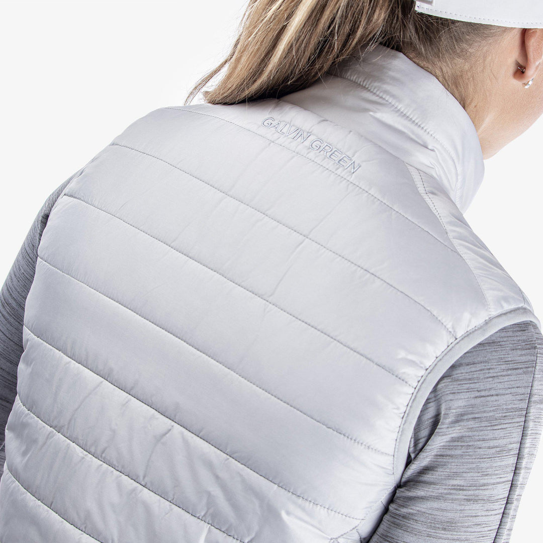 Lene is a Windproof and water repellent golf vest for Women in the color Cool Grey(7)