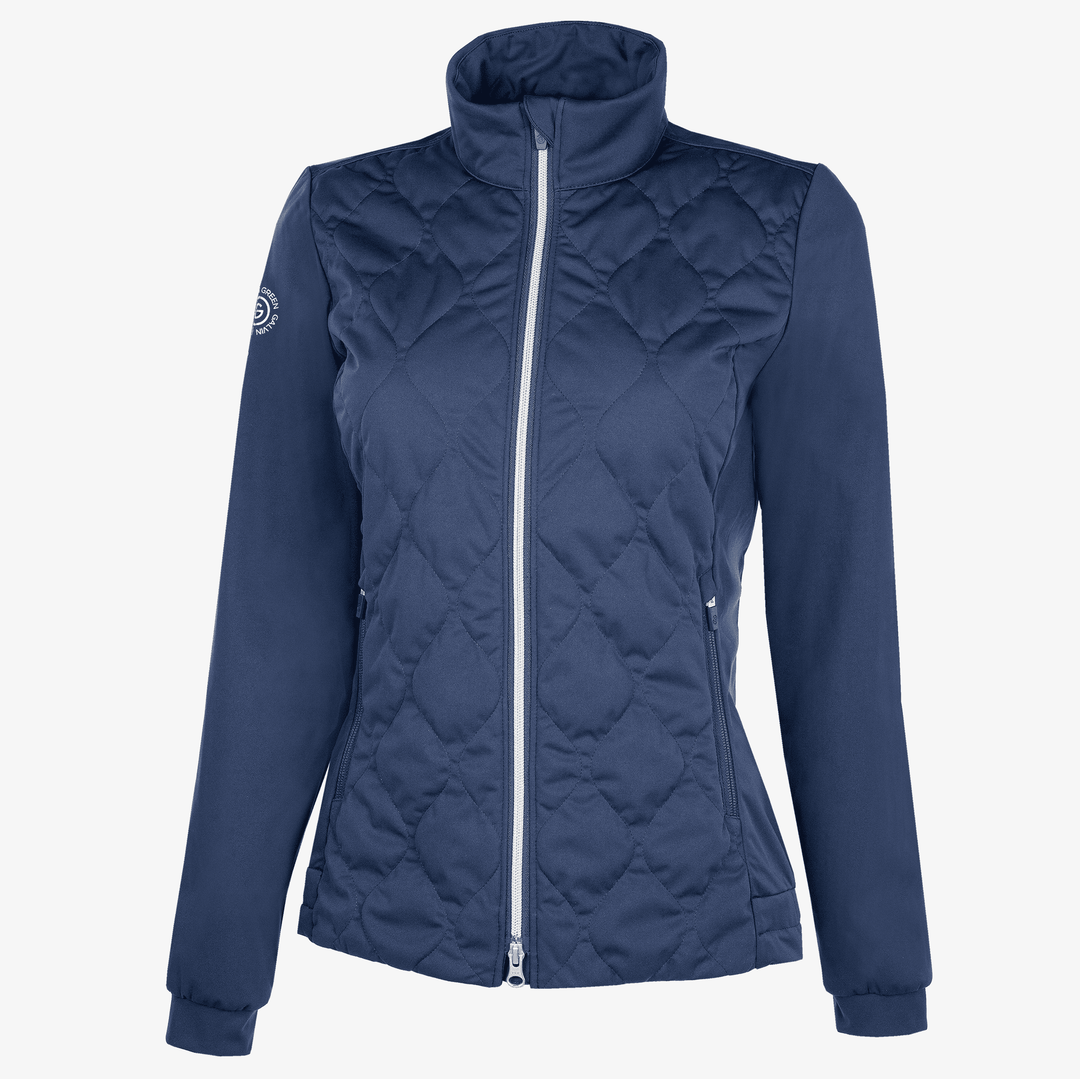 Leora is a Windproof and water repellent golf jacket for Women in the color Navy(0)