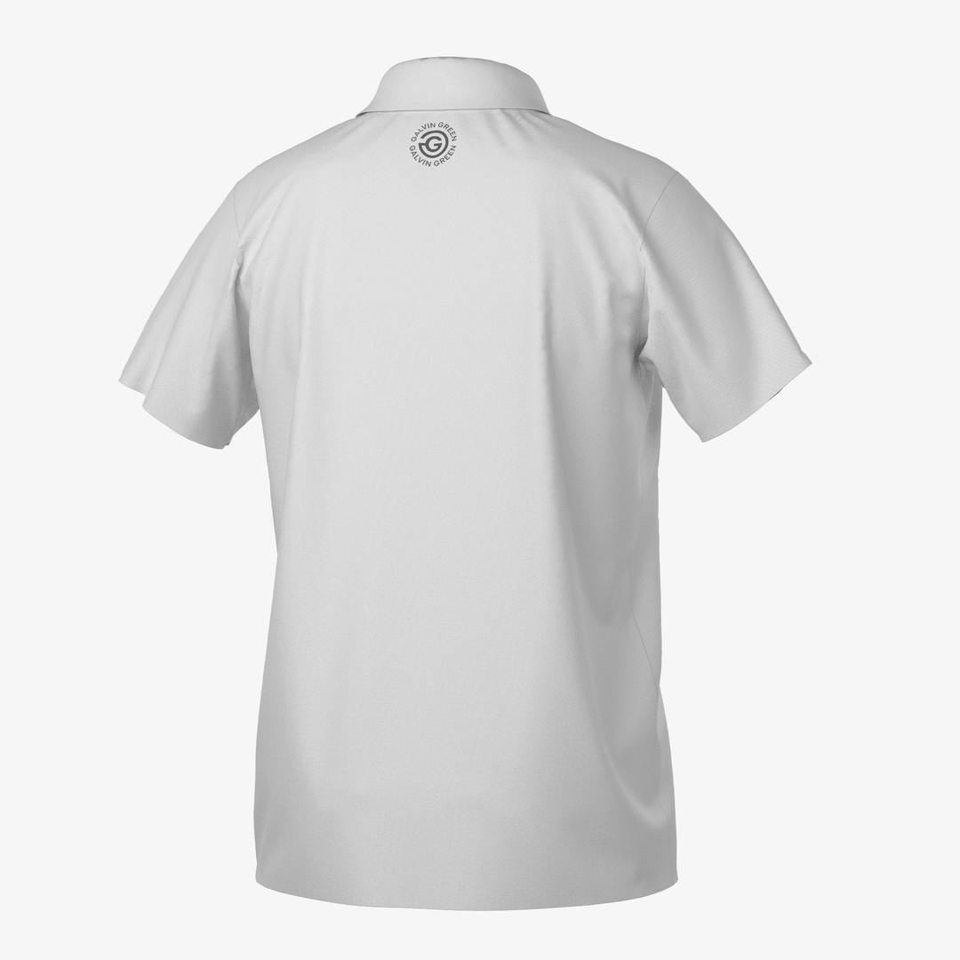 Rylan is a Breathable short sleeve golf shirt for Juniors in the color White(8)
