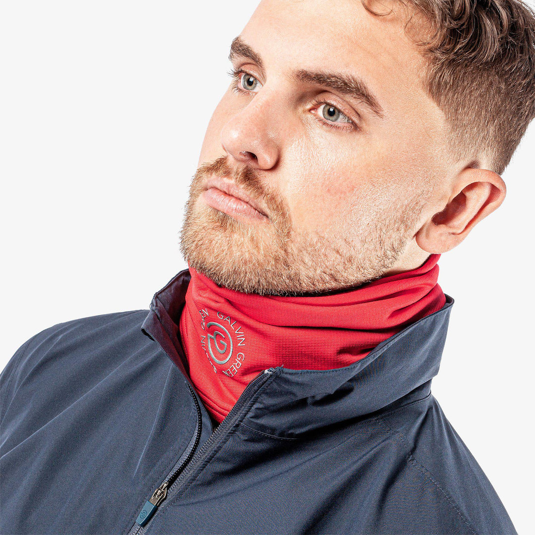 Dex is a Insulating golf neck warmer in the color Red(2)