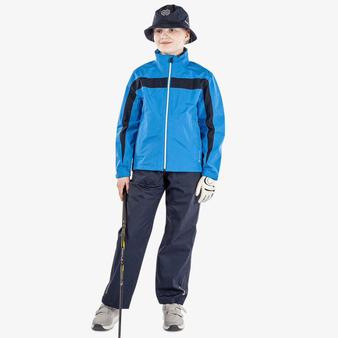 Robert is a Waterproof jacket for Juniors in the color Blue/Navy(2)