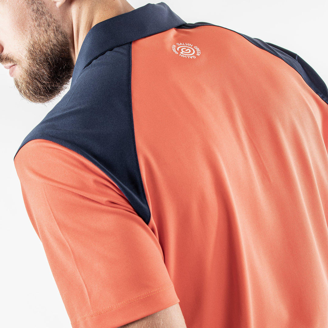 Mapping is a Breathable short sleeve shirt for Men in the color Orange(6)