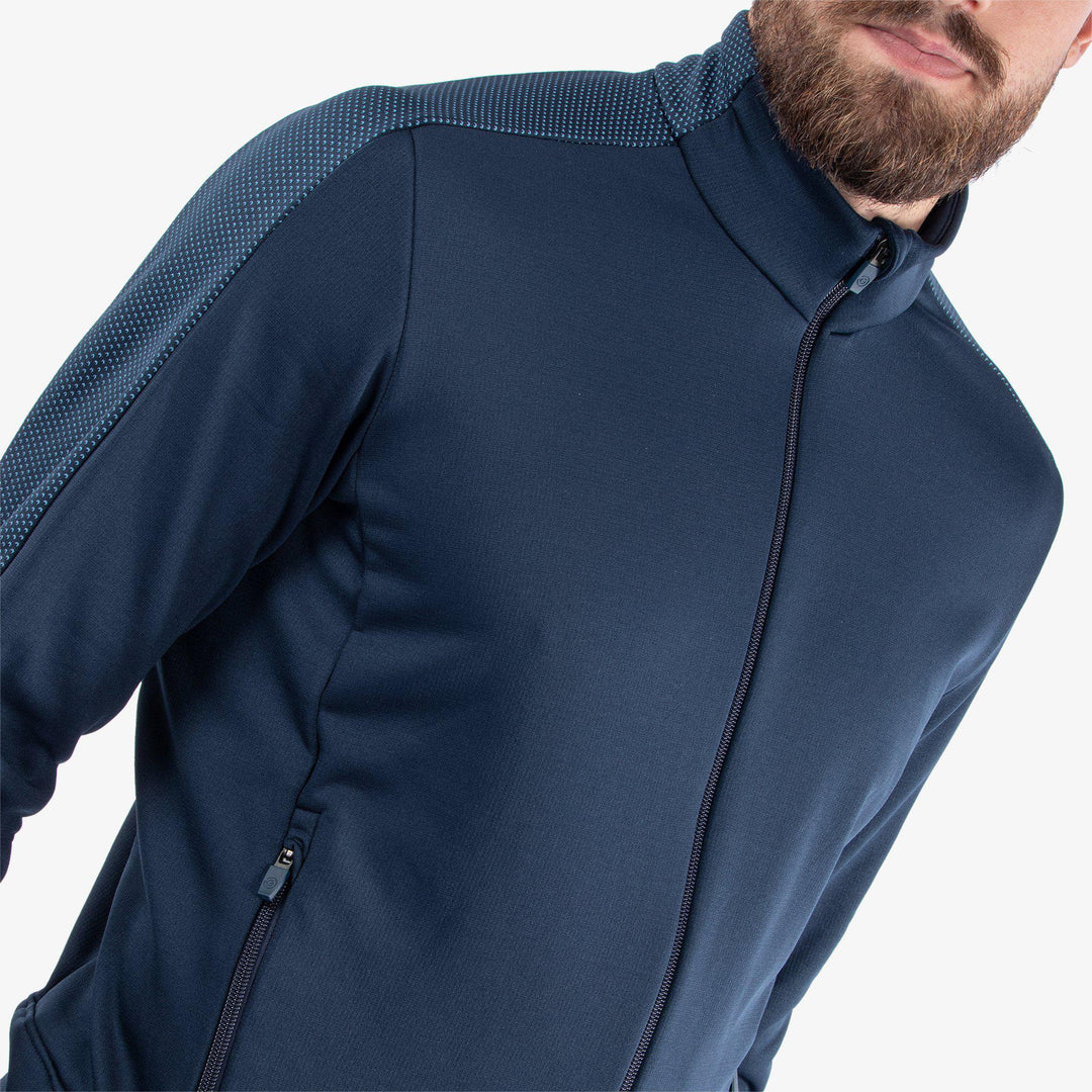 Dawson is a Insulating golf mid layer for Men in the color Navy(3)