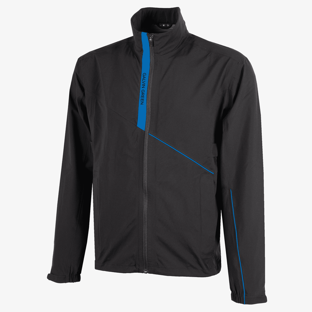 Apollo  is a Waterproof jacket for Men in the color Black/Blue(0)
