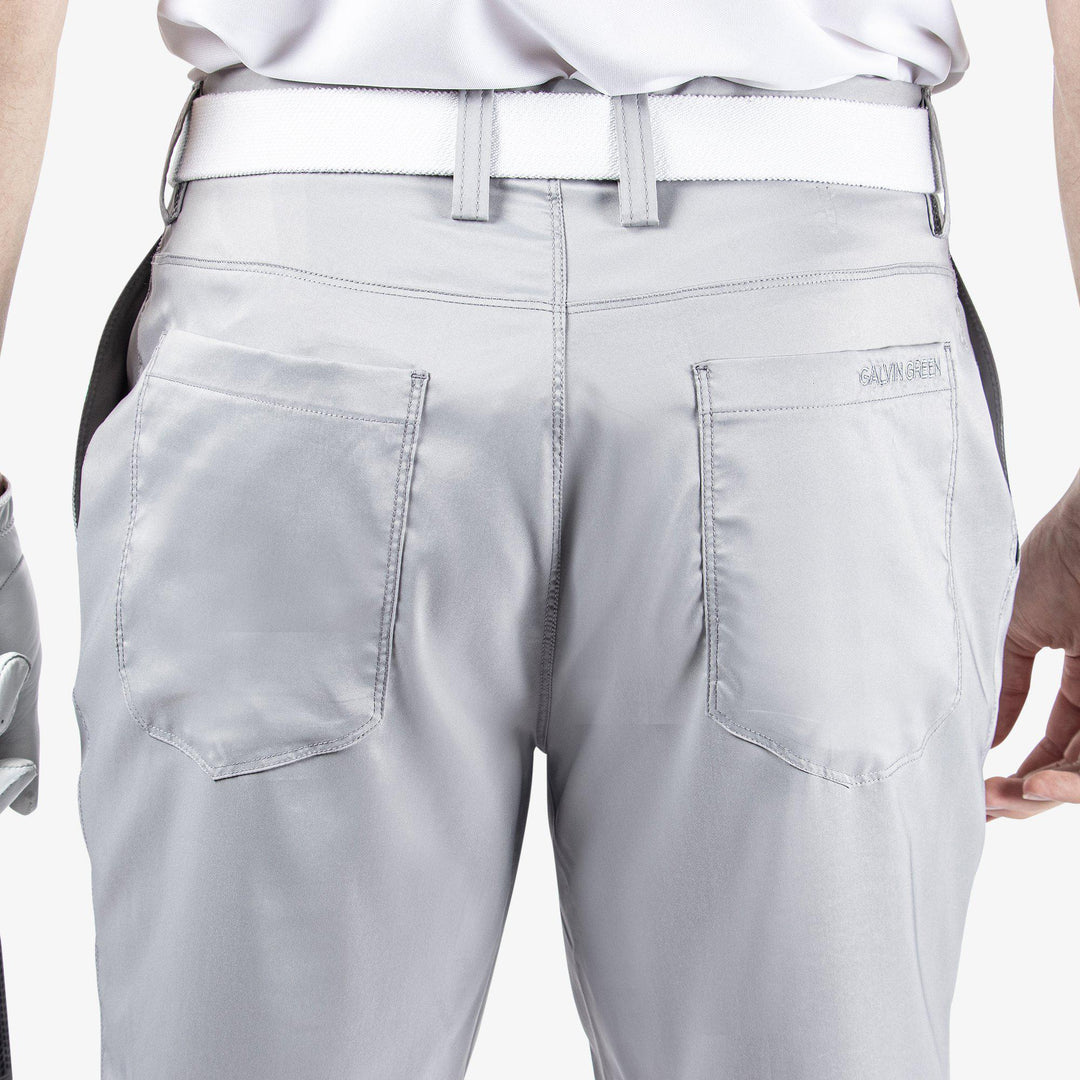 Percy is a Breathable golf shorts for Men in the color Light Grey(6)