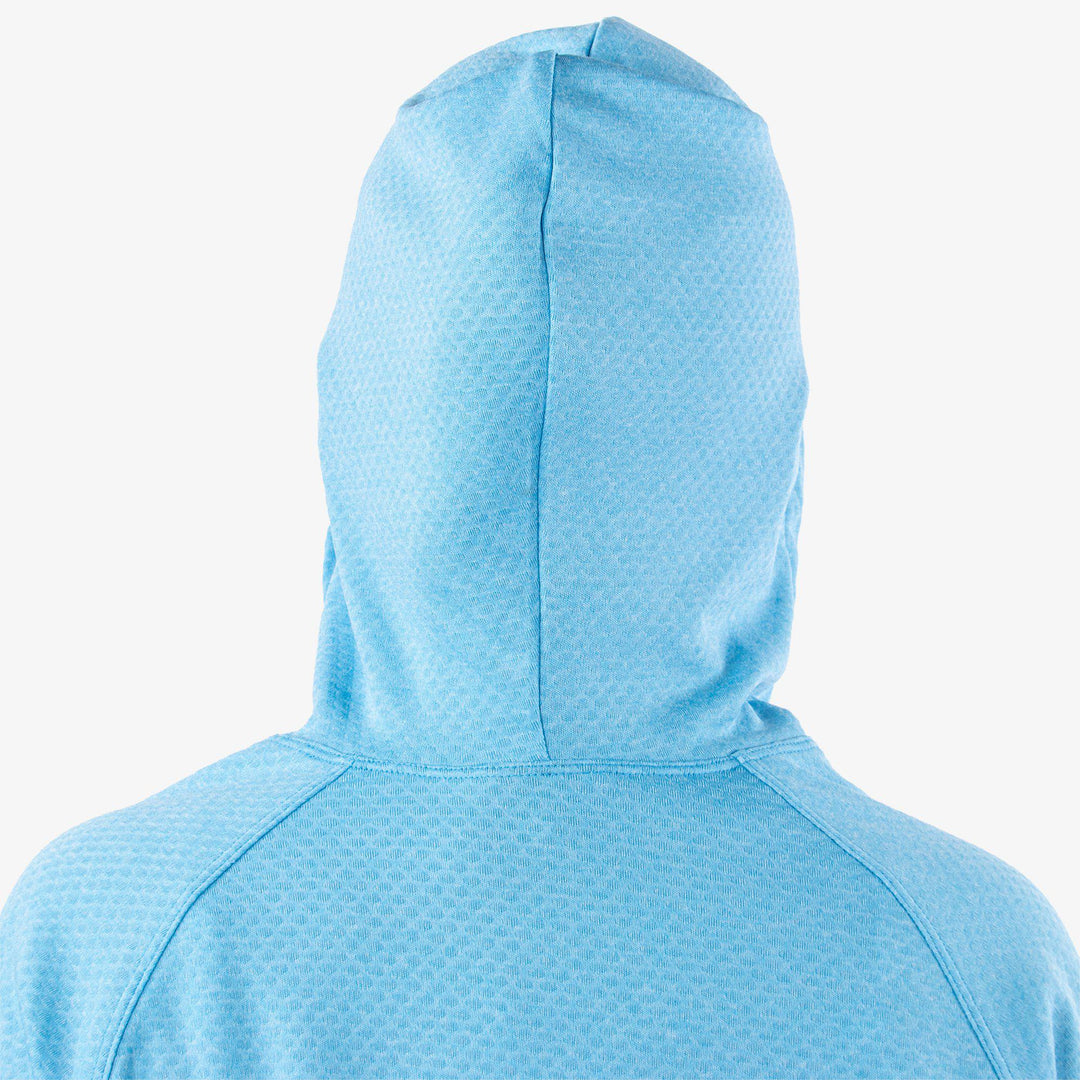 Ryker is a Insulating golf sweatshirt for Juniors in the color Alaskan Blue Melange(8)