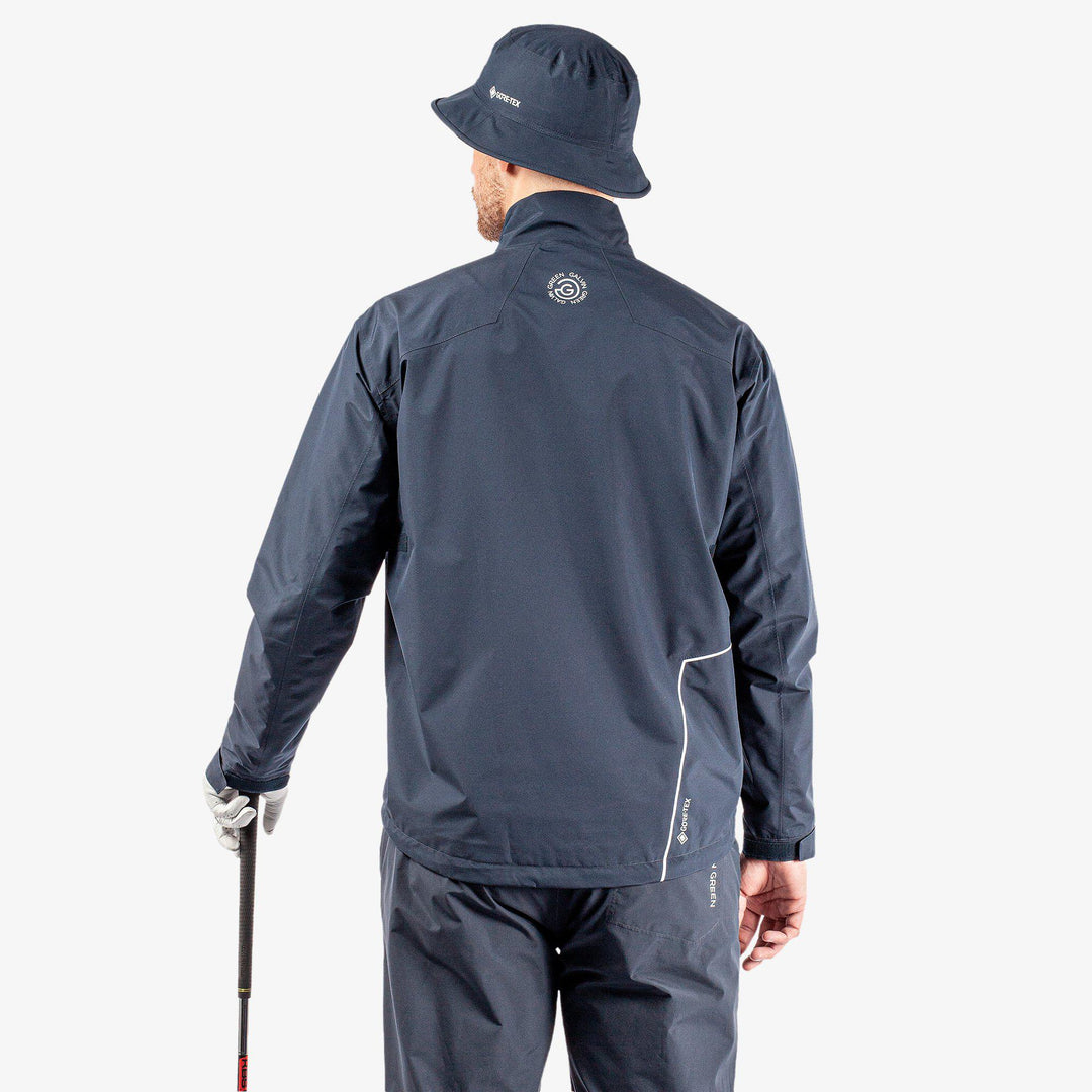 Axley is a Waterproof jacket for Men in the color Navy/Blue/White(6)