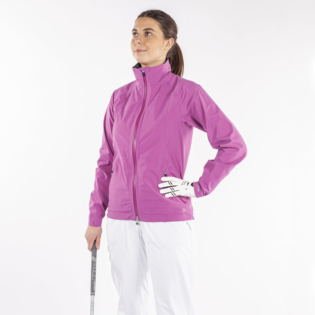 Adele is a Waterproof jacket for Women in the color Amazing Pink(1)