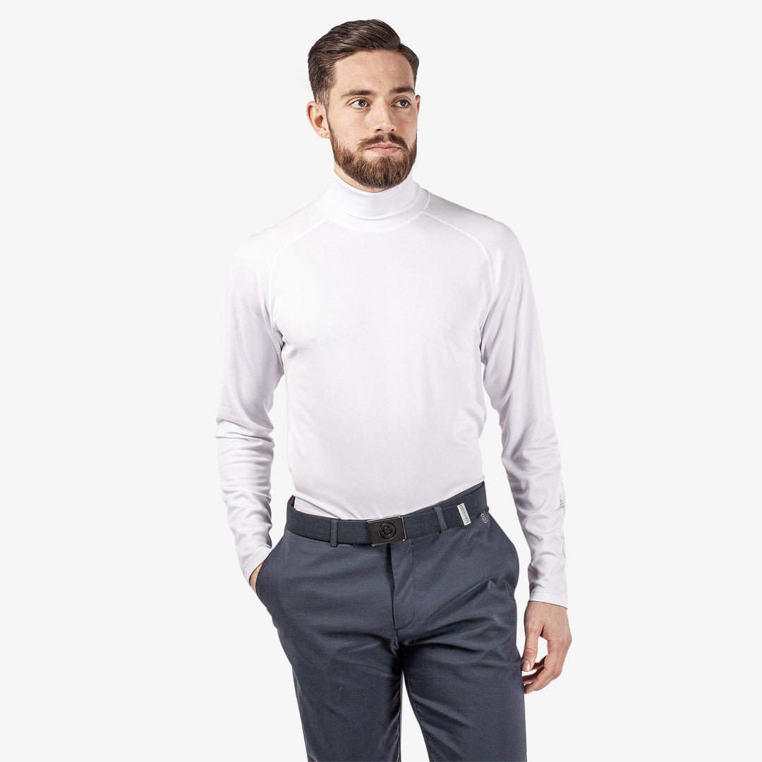 Edwin is a Thermal base layer golf top for Men in the color White(1)