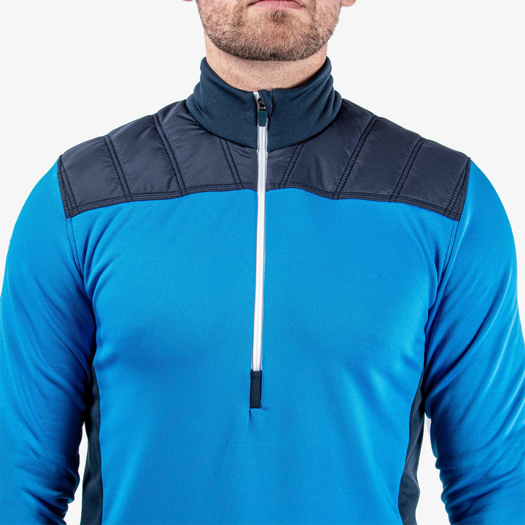 Durante is a Insulating golf mid layer for Men in the color Blue/Navy/White(4)